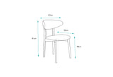 200cm Olbia Dining Table with 6 Ferrara Chairs