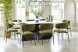220cm Portofino Dining Table with 6 Burano Dining Chairs