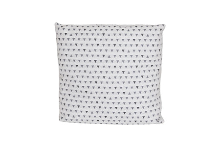 Grey Triangles Waterproof Scatter Cushion