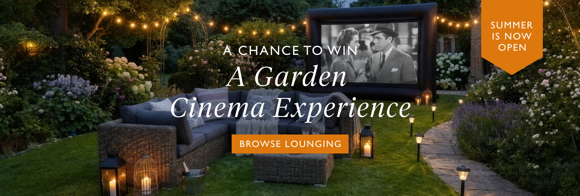 Win A Garden Cinema Experience