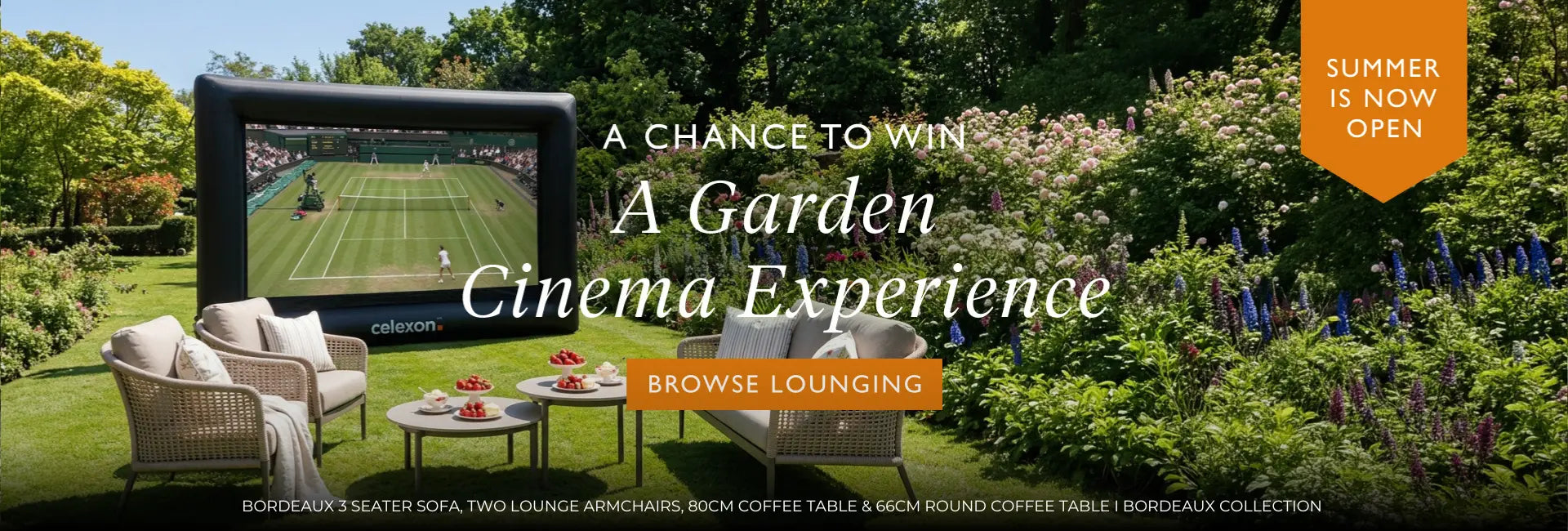 Win A Garden Dining Experience