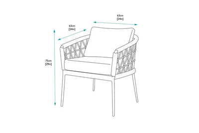 CLEARANCE | Monaco Dining Armchair