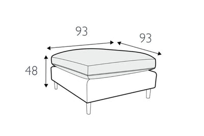Ashford Large Footstool