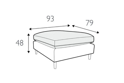Ashford Medium Footstool