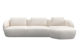 Aurelo Curve Large Left Hand Chaise Sofa