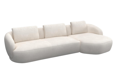 Aurelo Curve Large Left Hand Chaise Sofa