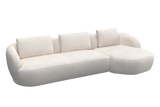Aurelo Curve Large Left Hand Chaise Sofa