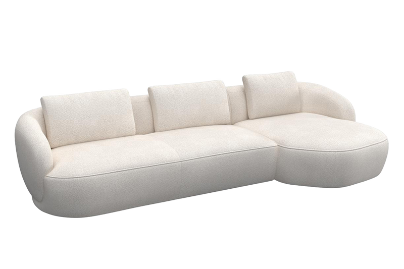 Aurelo Curve Large Left Hand Chaise Sofa