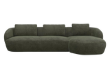 Aurelo Curve Large Left Hand Chaise Sofa