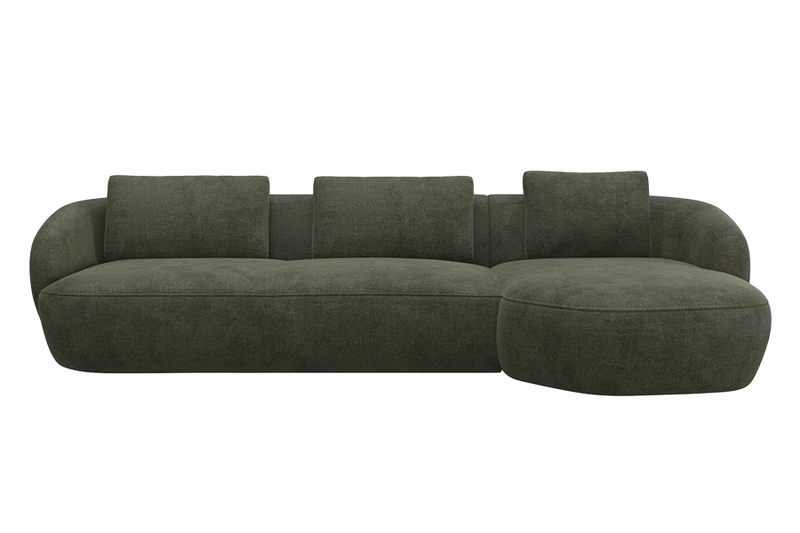 Aurelo Curve Large Left Hand Chaise Sofa