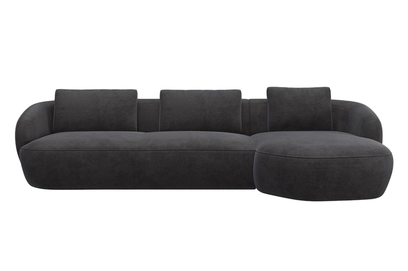 Aurelo Curve Large Left Hand Chaise Sofa