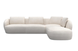 Aurelo Curve Large Left Hand Open Ended Corner Sofa