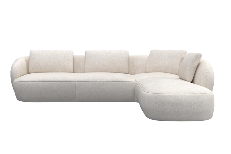 Aurelo Curve Large Left Hand Open Ended Corner Sofa