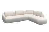 Aurelo Curve Large Left Hand Open Ended Corner Sofa