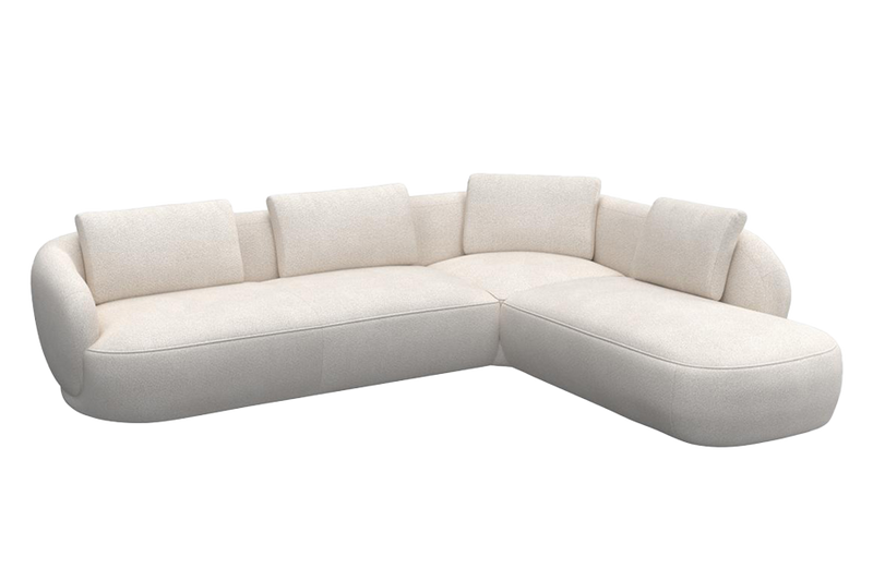 Aurelo Curve Large Left Hand Open Ended Corner Sofa