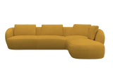 Aurelo Curve Large Left Hand Open Ended Corner Sofa