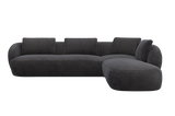 Aurelo Curve Large Left Hand Open Ended Corner Sofa