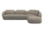 Aurelo Curve Large Left Hand Open Ended Corner Sofa