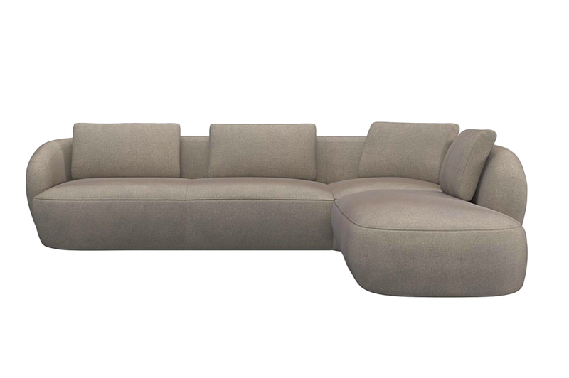 Aurelo Curve Large Left Hand Open Ended Corner Sofa