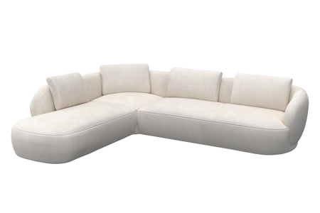Aurelo Curve Large Right Hand Open Ended Corner Sofa