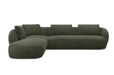 Aurelo Curve Large Right Hand Open Ended Corner Sofa
