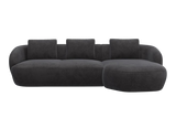 Aurelo Curve Medium Left Hand Chaise Sofa