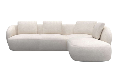 Aurelo Curve Medium Left Hand Open Ended Corner Sofa