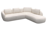 Aurelo Curve Medium Left Hand Open Ended Corner Sofa