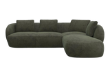 Aurelo Curve Medium Left Hand Open Ended Corner Sofa