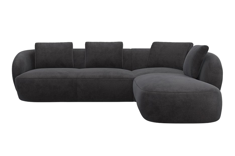 Aurelo Curve Medium Left Hand Open Ended Corner Sofa