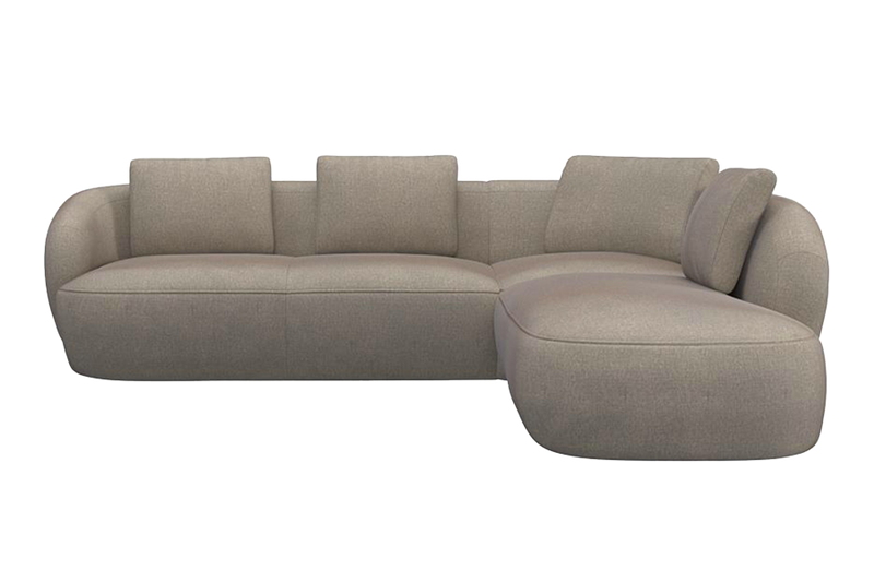 Aurelo Curve Medium Left Hand Open Ended Corner Sofa
