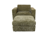 Aurelo Quiet Lounge Chair with Footrest Set XII