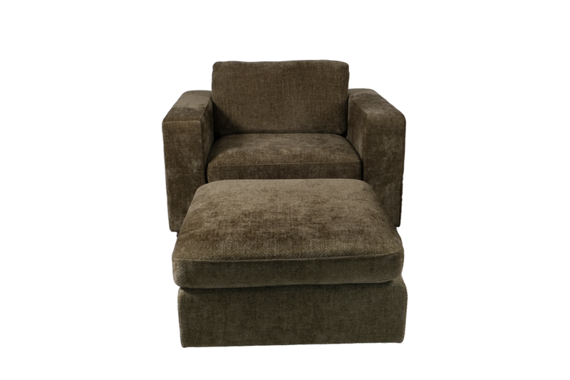 Aurelo Quiet Lounge Chair with Footrest Set XII