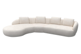 Aurelo Curve Medium Right Hand Corner Sofa with Round Chaise