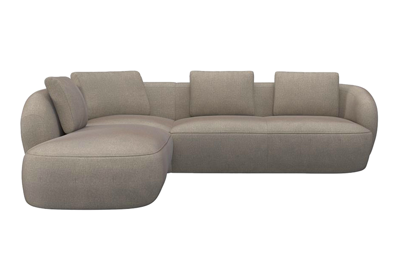 Aurelo Curve Medium Right Hand Open Ended Corner Sofa