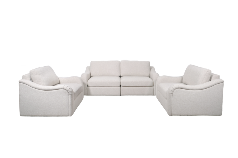 Aurelo Rest Sofa & Two Lounge Chairs Set VI