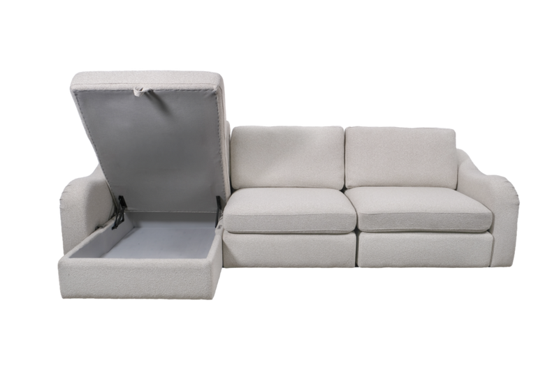 Aurelo Rest Two-Seat Sofa with Chaise Set VIII