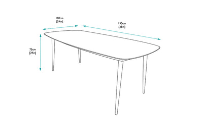 CLEARANCE | 190cm Monaco Dining Table