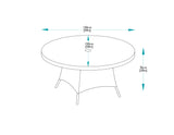 CLEARANCE | 150cm Mayfair Round Dining Table