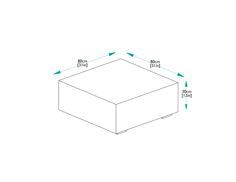 80cm Mayfair Square Coffee Table