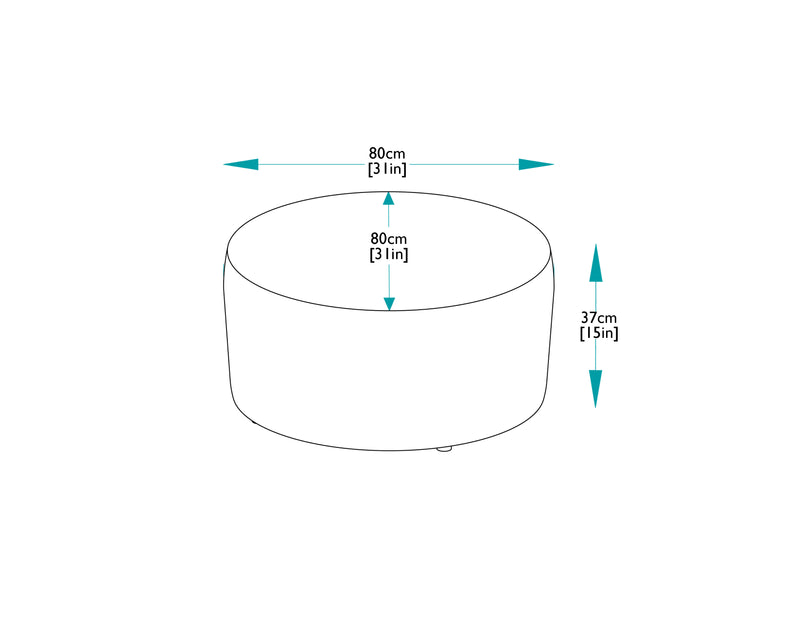 80cm Mayfair Round Coffee Table