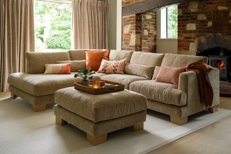 Buckingham Medium Right Hand Chaise Corner Sofa Set 2