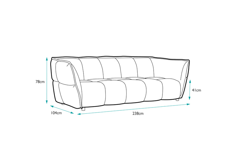 Canterbury 3 Seater Sofa