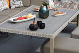 CLEARANCE | 180cm Hampstead Stone Rectangular Low Dining Table