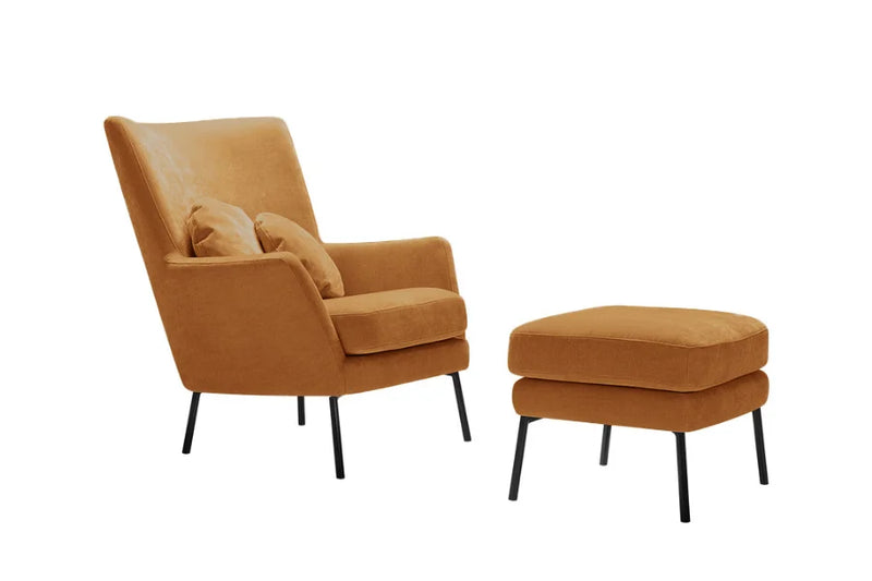 Durham Armchair and Footstool