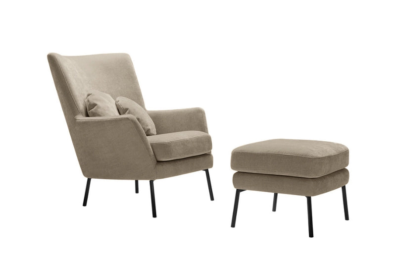 Durham Armchair and Footstool