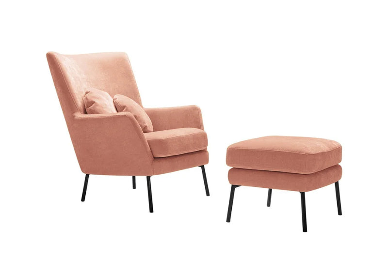 Durham Armchair and Footstool
