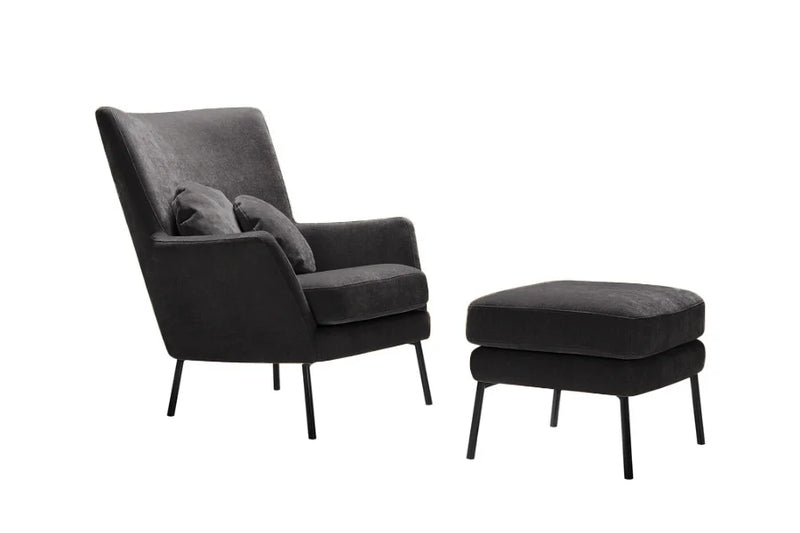 Durham Armchair and Footstool