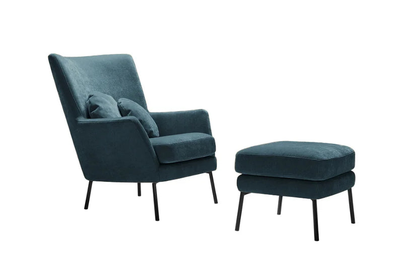 Durham Armchair and Footstool