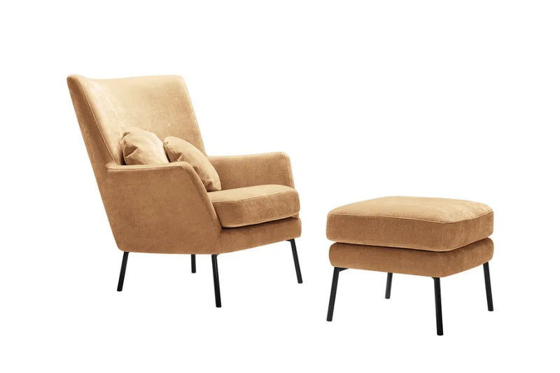 Durham Armchair and Footstool